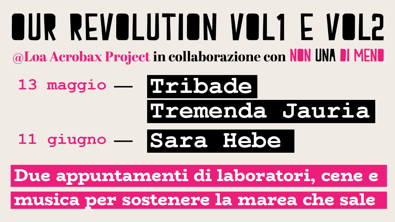 Venerdì 13 Maggio/Our Revolution Vol 1